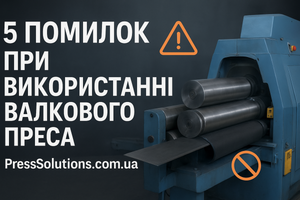 5 ошибок при использовании валкового пресса, которые снижают эффективность производства фото